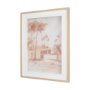 16285 - Palm Spring I by Mercana Studio Hand-Embellished Framed Artwork Matted under Glass