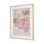 16287 - Palm Spring III by Mercana Studio Hand-Embellished Framed Artwork Matted under Glass