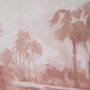 16287 - Palm Spring III by Mercana Studio Hand-Embellished Framed Artwork Matted under Glass