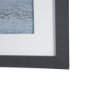 16295 - Waterfront in Bergen, Norway by Richard Silver Textured Framed Photo Print Matted under Glass