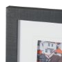 16295 - Waterfront in Bergen, Norway by Richard Silver Textured Framed Photo Print Matted under Glass