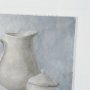 16302 - Studies in White and Ash: Study I by Mercana Studio Textured Framed Artwork Matted under Glass