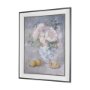 16306 - Dynasty Bloom I by Mercana Studio Hand-Embellished Textured Framed Artwork Matted under Glass