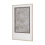 16309 - Soft Geometry I by Mercana Studio Hand-Embellished Textured Framed Artwork Matted under Glass