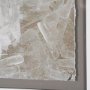16310 - Soft Geometry II by Mercana Studio Hand-Embellished Textured Framed Artwork Matted under Glass