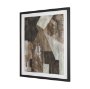 16322 - Fault Geometry I by Mercana Studio Hand-Embellished Textured Framed Artwork Matted under Glass