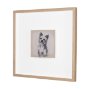 16324 - White Scottie by Mercana Studio Hand-Embellished Framed Artwork Matted under Glass
