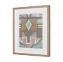 16344 - Fabric Fantasia - Maumbo by Maja Gunnarsdottir Textured Framed Artwork Matted under Glass