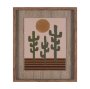 16347 - Southwestern Landscape No.3 by The Miuus Studio Textured Framed Artwork Matted under Glass
