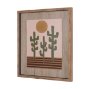 16347 - Southwestern Landscape No.3 by The Miuus Studio Textured Framed Artwork Matted under Glass