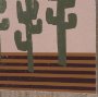 16347 - Southwestern Landscape No.3 by The Miuus Studio Textured Framed Artwork Matted under Glass