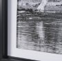 16349 - Thirsty Savanna Giraffes(Set of 2) by Jun Zuo Hand-Embellished Framed Photo Print Matted under Glass
