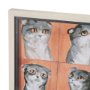 16351 - A Cats Many Faces by Mercana Studio Hand-Embellished Framed Artwork Matted under Glass