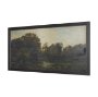 16353 - Landscape with Ducks by Charles-Francois Daubigny Textured Framed Artwork Matted