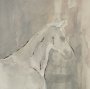 102854-FL - Figure Study: Equine Form I by Mercana Studio Hand-Embellished Textured Framed Canvas Artwork