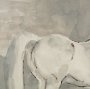 102854-FL - Figure Study: Equine Form I by Mercana Studio Hand-Embellished Textured Framed Canvas Artwork