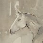 102855-FL - Figure Study: Equine Form II by Mercana Studio Hand-Embellished Textured Framed Canvas Artwork