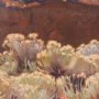 102862-FL - Landscape, Taos by Ernest Martin Hennings Hand-Embellished Textured Framed Canvas Artwork