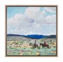 102863-FL - In the Foothills by Ernest Martin Hennings Hand-Embellished Textured Framed Canvas Artwork