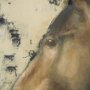 102867-FL - In Profile 2 by Sarah Helser Hand-Embellished Textured Framed Canvas Artwork
