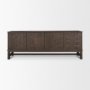 71416 - Truss Dark Brown Wood 4 Door Closed Sideboard