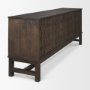71416 - Truss Dark Brown Wood 4 Door Closed Sideboard
