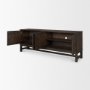 71416 - Truss Dark Brown Wood 4 Door Closed Sideboard