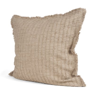 71429-CFNA -Thatch 20x20 Square Sand Pillow Cover w/Non-Allergen Filler