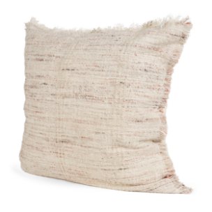 Fraye 22x22 Square Oatmeal Multi-Tone Blend Pillow Cover w/Non-Allergen Filler