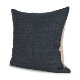 71468-CFD -Lowen 22x22 Square Navy Woven Pillow Cover w/Down Filler