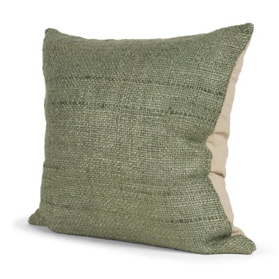 71472-CFD -Lowen 22x22 Square Silver Sage Woven Pillow Cover w/Down Filler