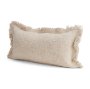 71540-CFD -Kambal 14x26 Light Beige Cotton Pillow Cover w/Down Filler
