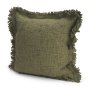 71543-CFNA -Kambal 20x20 Evergreen Cotton Pillow Cover w/Non-Allergen Filler