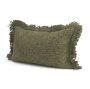 71545-CFD -Kambal 13x21 Evergreen Cotton Pillow Cover w/Down Filler