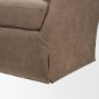 71780-AB - Ellington Slipcovered Slope Arm Swivel Accent Chair | 3 Seater | Stonewashed Latte Fabric