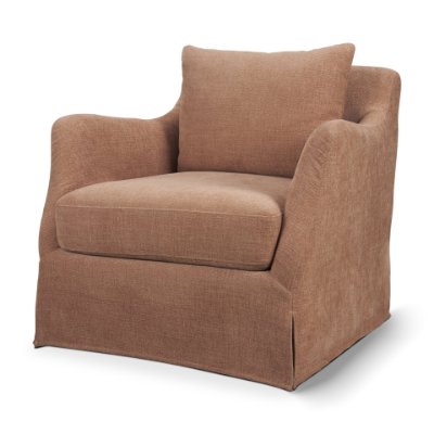 71781-AB - Ellington Slipcovered Slope Arm Accent Chair | 3 Seater | Sienna Fabric