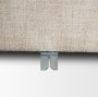 718232-I - Warner Frame 3 Piece Sofa Set w/S Corner Piece w/Back Cushions