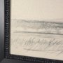 16301 - Landscape in Graphite No.3 by Mercana Studio Textured Framed Artwork Matted
