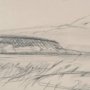 16301 - Landscape in Graphite No.3 by Mercana Studio Textured Framed Artwork Matted