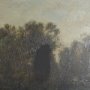 16352 - A River Landscape with Storks by Charles-Francois Daubigny Textured Framed Artwork Matted