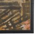 102859-FL - Bronze Geometry I by Mercana Studio Hand-Embellished Textured Framed Canvas Artwork