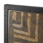 102859-FL - Bronze Geometry I by Mercana Studio Hand-Embellished Textured Framed Canvas Artwork