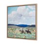 102863-FL - In the Foothills by Ernest Martin Hennings Hand-Embellished Textured Framed Canvas Artwork