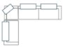 718202-H - Warner Channel 3 Piece Sofa Set w/S Corner Piece w/Back Cushions