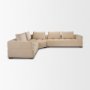 718212-D - Warner Quilt 3 Piece Sofa Set w/Corner Piece w/Back Cushions
