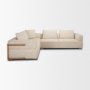718232-H - Warner Frame 3 Piece Sofa Set w/S Corner Piece w/Back Cushions