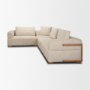 718232-H - Warner Frame 3 Piece Sofa Set w/S Corner Piece w/Back Cushions