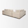 718232-H - Warner Frame 3 Piece Sofa Set w/S Corner Piece w/Back Cushions