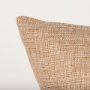 70330-CFD - Jacklyn Brown Linen Square Pillow Cover w/Down Filler