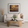 70330-CFD - Jacklyn Brown Linen Square Pillow Cover w/Down Filler